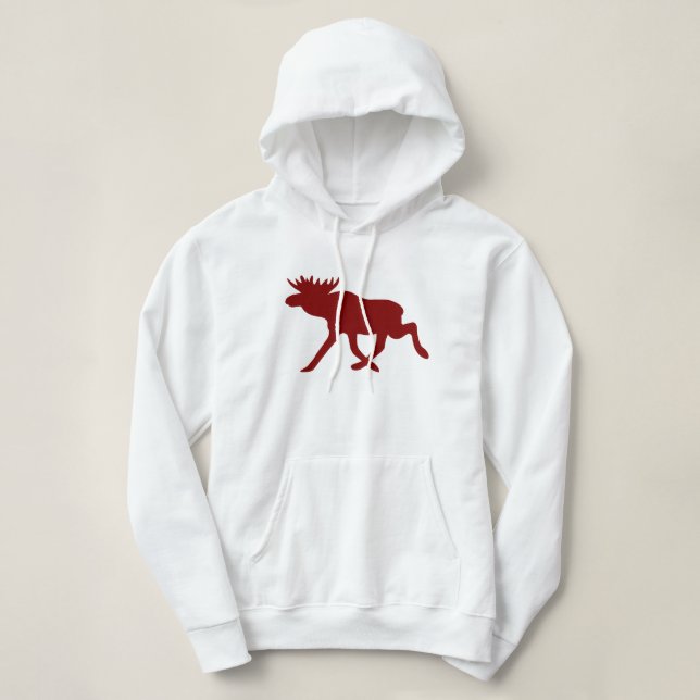 Chocolate Moose Hoodie (Design Front)