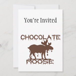 Chocolate Moose Invitation