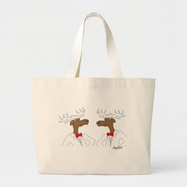 Chocolate Moose Tote Bag (Front)