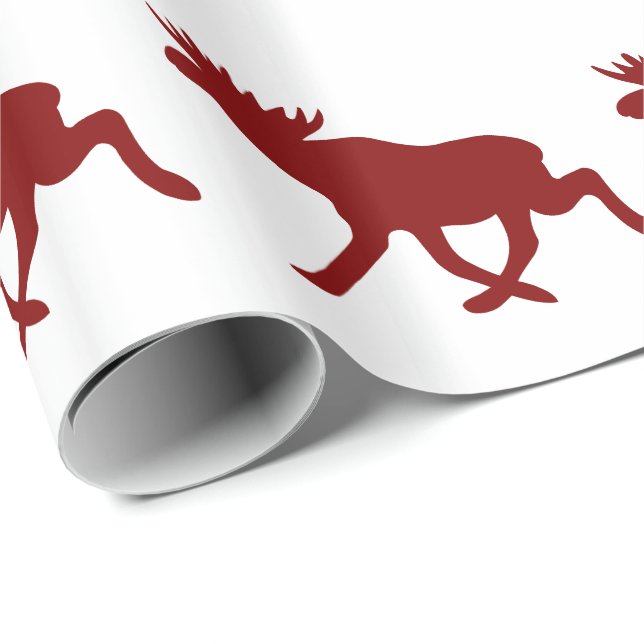 Chocolate Moose Wrapping Paper (Roll Corner)