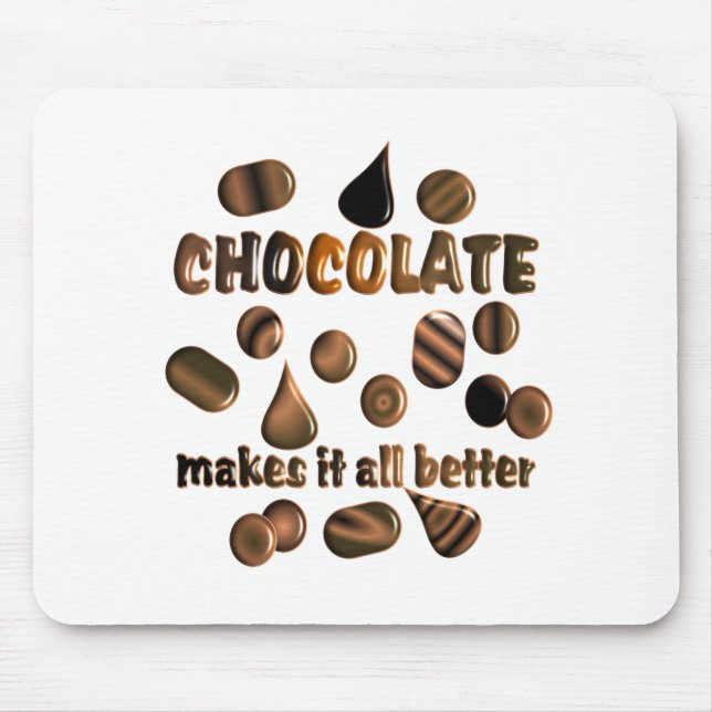 Chocolate Mouse Mat (Front)