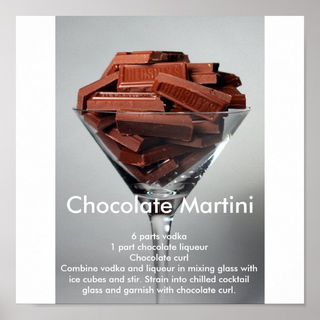 Chocolate Mrtini Poster (Front)