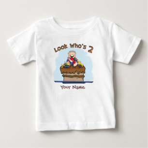 Chocolate Mud 2nd Birthday Personalised Baby T-Shirt