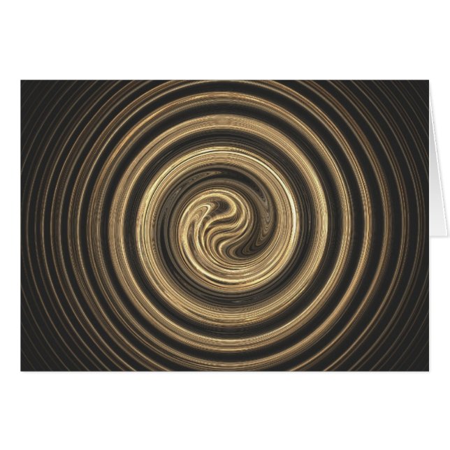 Chocolate n Gold Card (Front Horizontal)