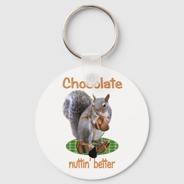 Chocolate Nut Key Ring (Front)