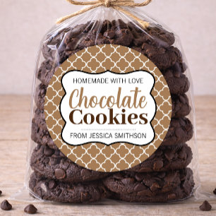 Chocolate (or any wording) Cookies Label CK001rd