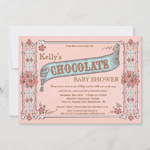 Chocolate Party Baby Shower Invitation