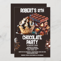 Chocolate party ice cream waffle sundae dessert 