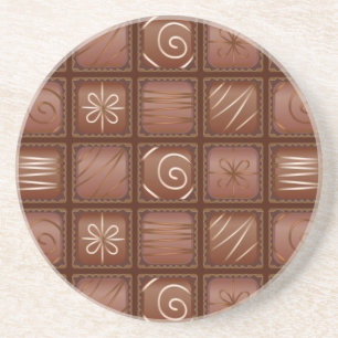 Chocolate Pattern Coaster