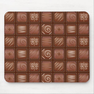 Chocolate Pattern Mouse Mat