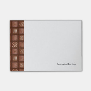 Chocolate Pattern Post-it Notes