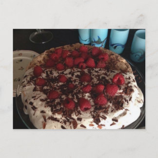 Chocolate Pavlova Postcard