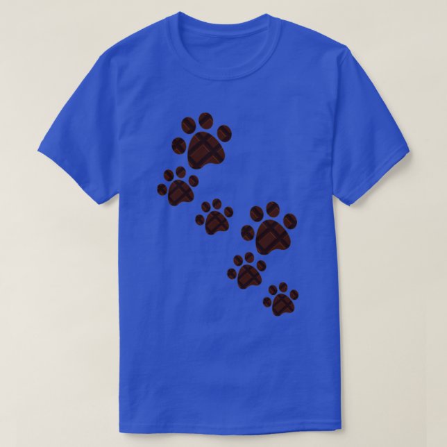 Chocolate paw T-Shirt (Design Front)