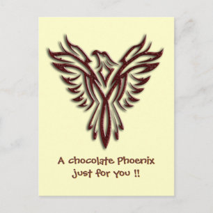 Chocolate Phoenix Postcard