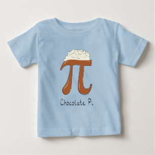 Chocolate Pi Cute Math Pi Day Kid's Baby T-Shirt