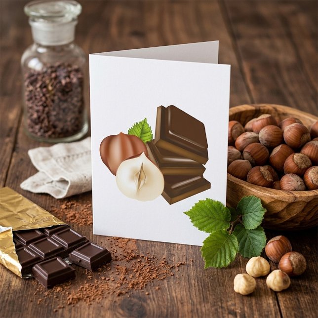 Chocolate Pieces Greeting Cards (Creator Uploaded)