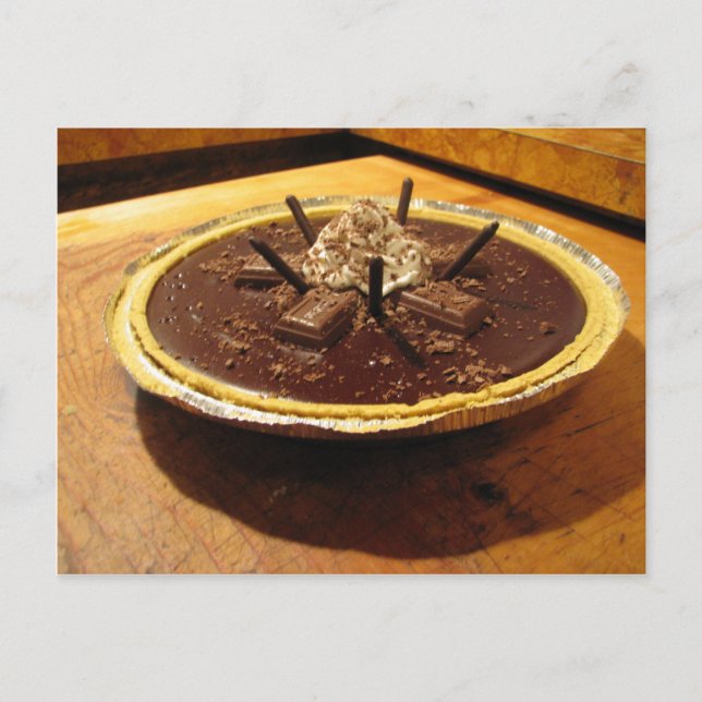 Chocolate Pocky Pie Postcard (Front)