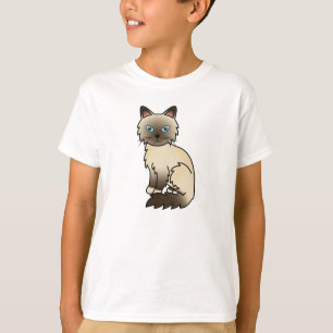 Chocolate Point Birman / Ragdoll Cat T-Shirt