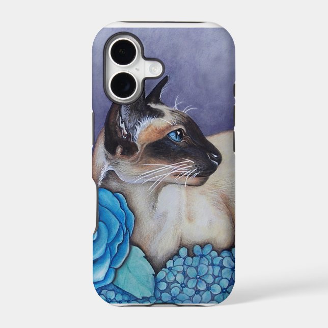Chocolate Point Siamese  Cat (Back)
