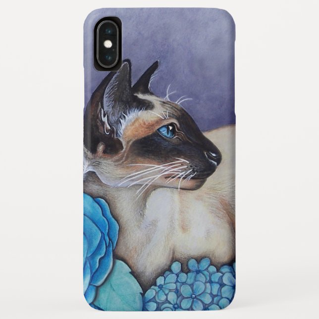 Chocolate Point Siamese  Cat Case-Mate iPhone Case (Back)