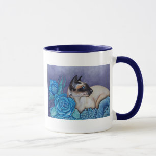 Chocolate Point Siamese Cat Mug