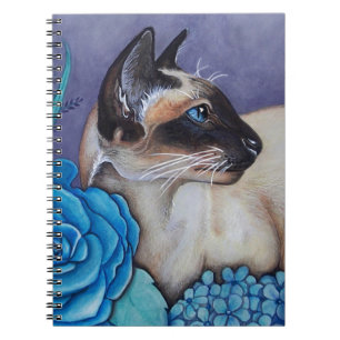 Chocolate Point Siamese Cat Notebook