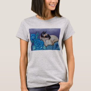 Chocolate Point Siamese Cat T-Shirt