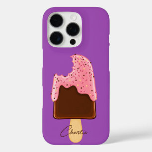 Chocolate Popsicle custom name phone cases