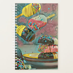 Chocolate popsicle sprinkles planner