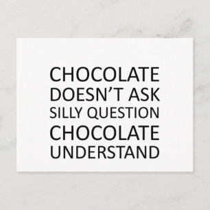 chocolate postcard