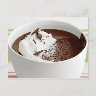 Chocolate Pots de Creme Recipe Postcard