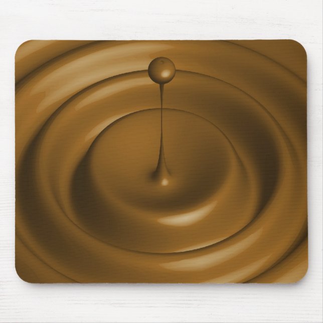 Chocolate Pudding Theme Mouse Mat (Front)