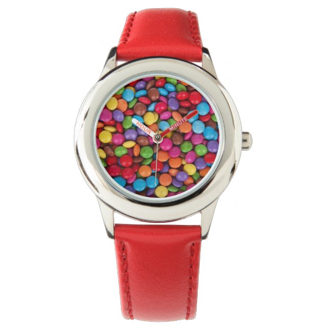 Chocolate rainbow candy kids watch (Front)