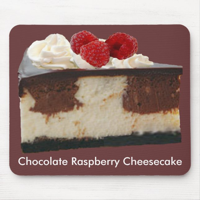 Chocolate Raspberry Cheesecake Mouse Mat (Front)