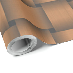 Chocolate Ribbon Wrapping Paper