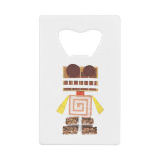 Chocolate Robot Credit Card Bottle Opener