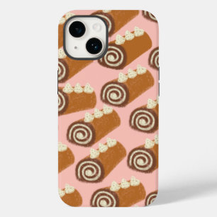 Chocolate Roll Cake Case-Mate iPhone 14 Case