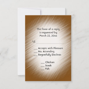 Chocolate RSVP with Menu