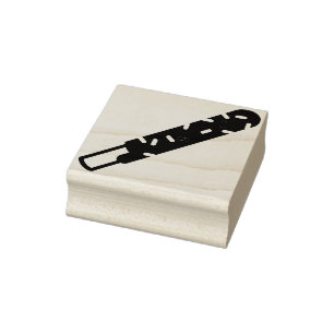 chocolate rubber stamp