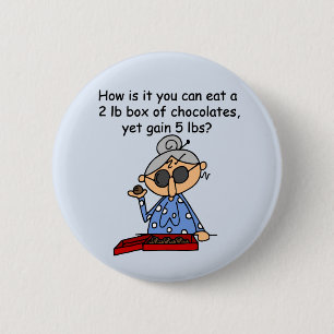 Chocolate Sense 6 Cm Round Badge
