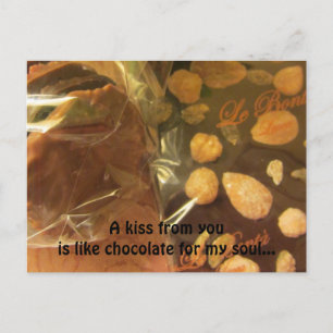 Chocolate Sentiments Postcard