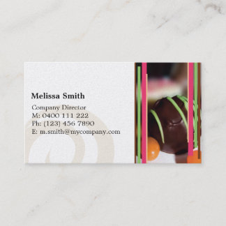 Chocolate Shop Business Card Template