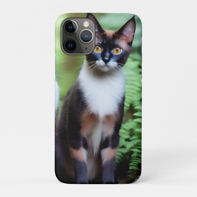 Chocolate Siamese Cat,  Case-Mate iPhone Case (Back)