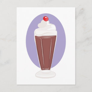 Chocolate Soda Postcard
