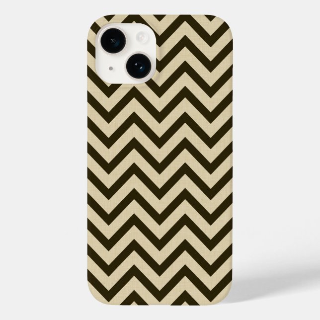 Chocolate Spice Moods Chevrons Case-Mate iPhone Case (Back)