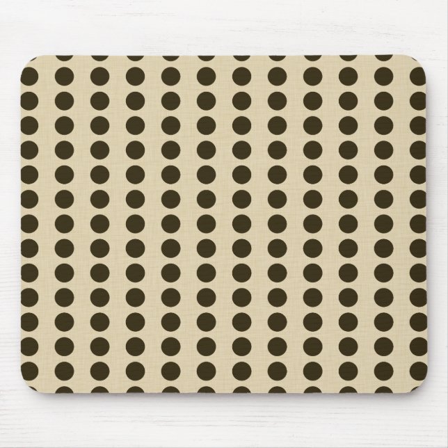 Chocolate Spice Moods Dots Mouse Mat (Front)