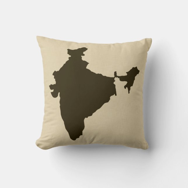 Chocolate Spice Moods India Cushion (Front)