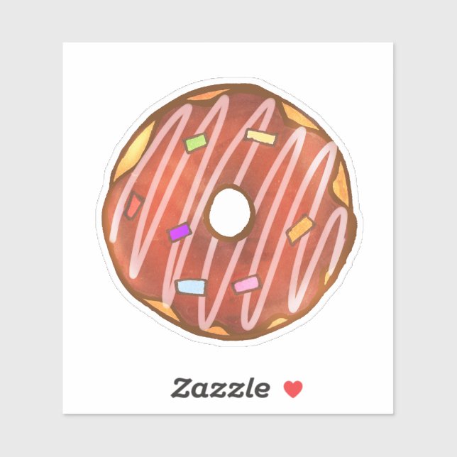 Chocolate Sprinkle Doughnut (Sheet)