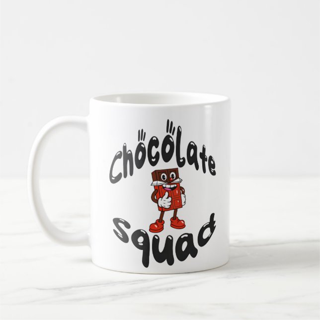 Chocolate Squad Coffee Mug (Left)