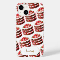 Chocolate Strawberry Cakes Fun Foodie Custom name